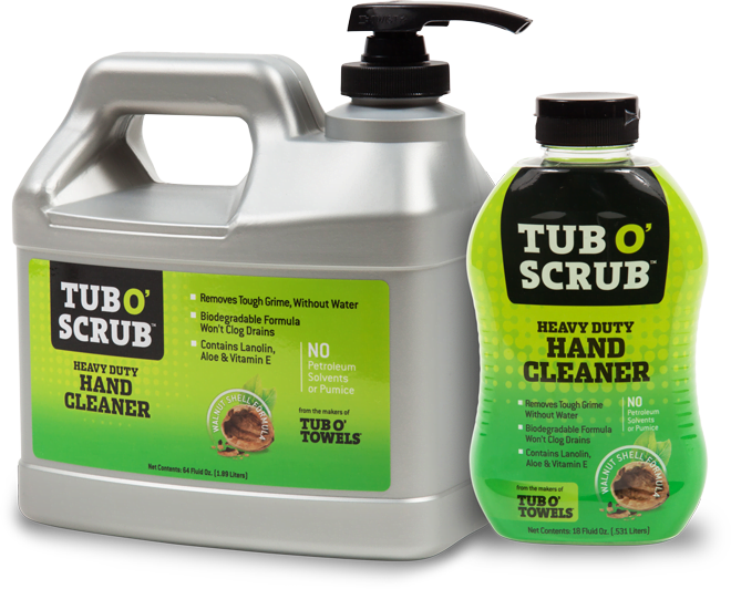 Tub O' Scrub Heavy Duty Waterless Hand Cleaner – Tub O' Towels